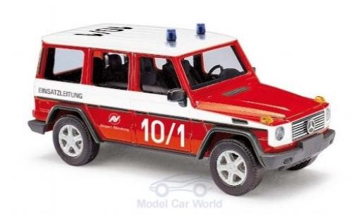 Coche miniatura Mercedes Classe G 1/87 Busch Feuerwehr Flughafen Nürnberg 1990 Mercedes Classe G 1/87 Busch Feuerwehr Flughafen Nürnberg 1990 coche miniatura