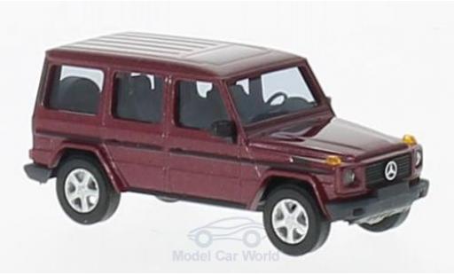 Coche miniatura Mercedes Classe G 1/87 Busch metalico rojo 1990 Mercedes Classe G 1/87 Busch metalico rojo 1990 coche miniatura