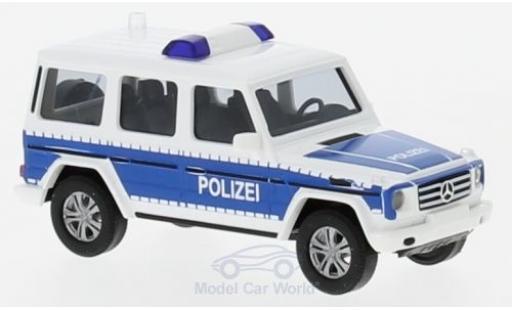 Coche miniatura Mercedes Classe G 1/87 Busch Polizei Brandenburg 2008 Mercedes Classe G 1/87 Busch Polizei Brandenburg 2008 coche miniatura