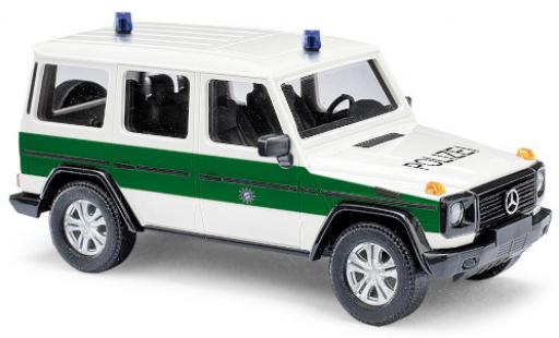 Coche miniatura Mercedes Classe G 1/87 Busch (W461) Polizei Bayern Mercedes Classe G 1/87 Busch (W461) Polizei Bayern coche miniatura