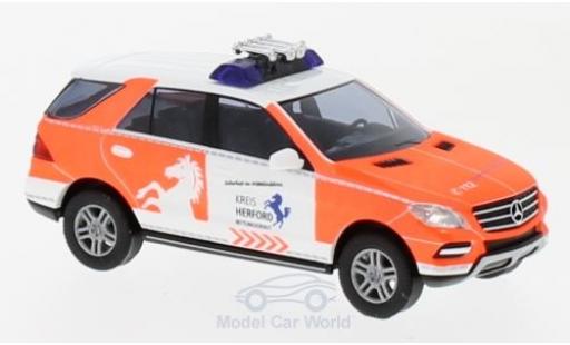 Coche miniatura Mercedes Classe M 1/87 Busch (W164) Notarzt Herford 2005 Mercedes Classe M 1/87 Busch (W164) Notarzt Herford 2005 coche miniatura