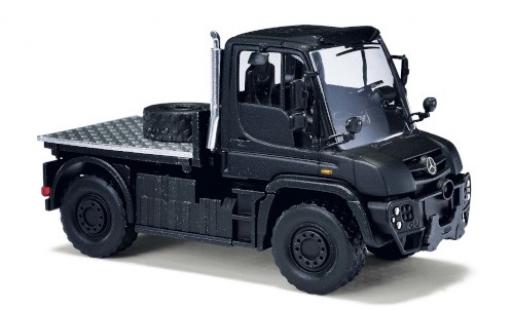 Coche miniatura Mercedes Unimog 1/87 Busch U 430 negro Black Edition Mercedes Unimog 1/87 Busch U 430 negro Black Edition coche miniatura