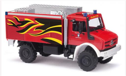Coche miniatura Mercedes Unimog 1/87 Busch U 5023 gris Feuerwehr Ohrdruf/Thüringen 2014 Mercedes Unimog 1/87 Busch U 5023 gris Feuerwehr Ohrdruf/Thüringen 2014 coche miniatura