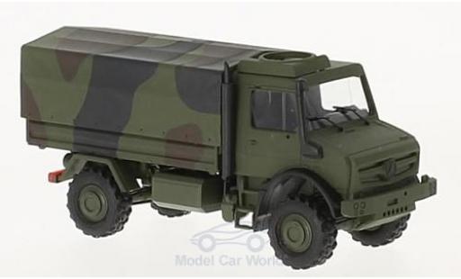 Coche miniatura Mercedes Unimog 1/87 Busch U5023 2014 Militär in Tarnfarbe Mercedes Unimog 1/87 Busch U5023 2014 Militär in Tarnfarbe coche miniatura