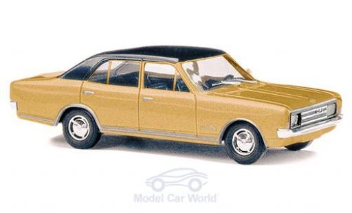 Coche miniatura Opel Rekord 1/87 Busch C gold/negro 1966 Opel Rekord 1/87 Busch C gold/negro 1966 coche miniatura