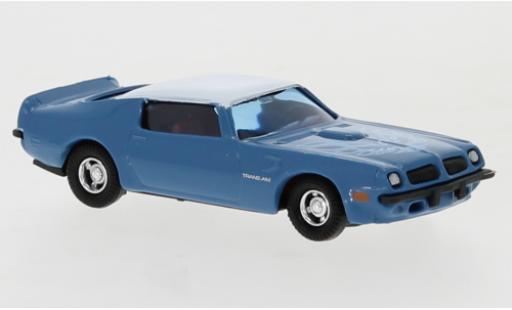 Coche miniatura Pontiac Firebird 1/87 Busch Trans Am azul/blanco 1974 Pontiac Firebird 1/87 Busch Trans Am azul/blanco 1974 coche miniatura
