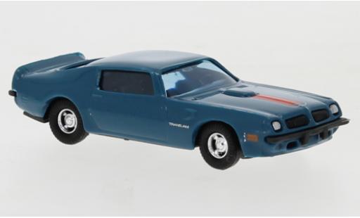 Coche miniatura Pontiac Firebird 1/87 Busch Trans Am azul/naranja 1974 Glow Pontiac Firebird 1/87 Busch Trans Am azul/naranja 1974 Glow coche miniatura