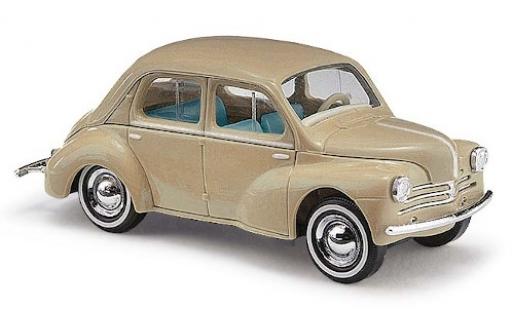 Coche miniatura Renault 4CV 1/87 Busch beige 1958 avec Weißwandreifen Renault 4CV 1/87 Busch beige 1958 avec Weißwandreifen coche miniatura