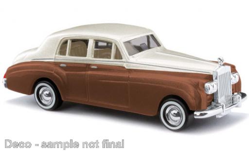 Coche miniatura Rolls Royce Silver Cloud 1/87 Busch metalico beige/marron 1959 Rolls Royce Silver Cloud 1/87 Busch metalico beige/marron 1959 coche miniatura