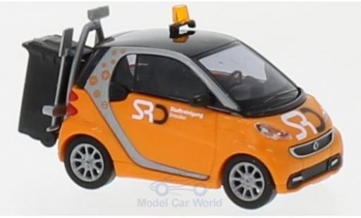 Coche miniatura Smart ForTwo 1/87 Busch Fortwo Coupe Stadtreinigung Dresden 2012 Smart ForTwo 1/87 Busch Fortwo Coupe Stadtreinigung Dresden 2012 coche miniatura