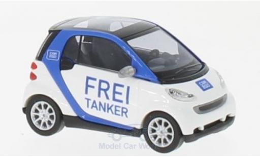 Coche miniatura Smart ForTwo 1/87 Busch Fortwo Frei Tanker 2007 Car2go Smart ForTwo 1/87 Busch Fortwo Frei Tanker 2007 Car2go coche miniatura