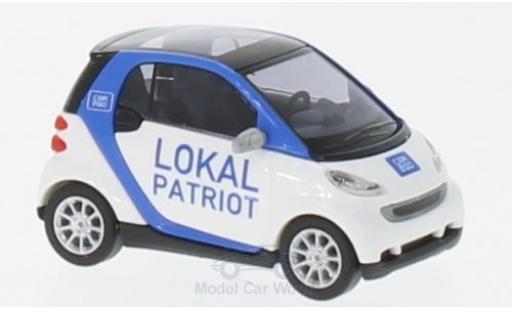 Coche miniatura Smart ForTwo 1/87 Busch Fortwo Lokal Patriot 2007 Car2go Smart ForTwo 1/87 Busch Fortwo Lokal Patriot 2007 Car2go coche miniatura