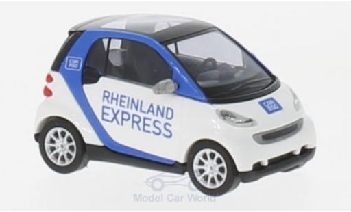 Coche miniatura Smart ForTwo 1/87 Busch Fortwo Rheinland Express 2007 Car2go Smart ForTwo 1/87 Busch Fortwo Rheinland Express 2007 Car2go coche miniatura