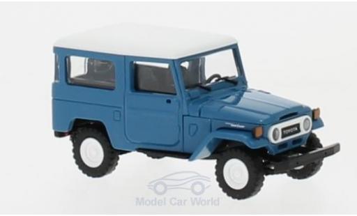 Coche miniatura Toyota Land Cruiser 1/87 Busch J4 azul/blanco Toyota Land Cruiser 1/87 Busch J4 azul/blanco coche miniatura