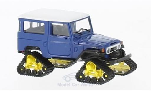 Coche miniatura Toyota Land Cruiser 1/87 Busch J4 azul/blanco 1960 mit Raupenantrieb Toyota Land Cruiser 1/87 Busch J4 azul/blanco 1960 mit Raupenantrieb coche miniatura