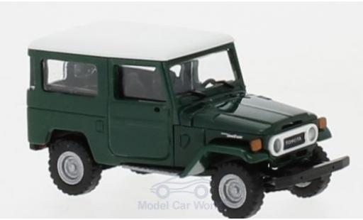 Coche miniatura Toyota Land Cruiser 1/87 Busch J4 verde/blanco Toyota Land Cruiser 1/87 Busch J4 verde/blanco coche miniatura
