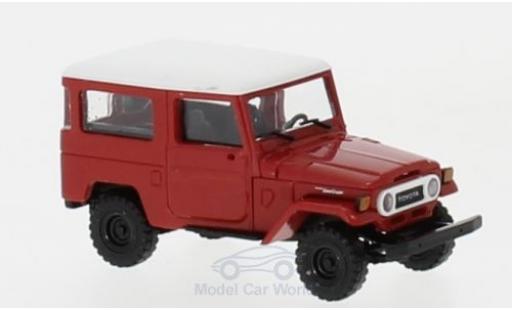 Coche miniatura Toyota Land Cruiser 1/87 Busch J4 rojo/blanco Toyota Land Cruiser 1/87 Busch J4 rojo/blanco coche miniatura