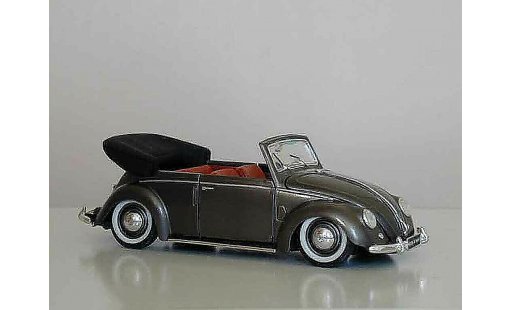 Volkswagen Kafer Base 1/18 Maisto Coccinelle Cabriolet 51 gris metallisee coche miniatura