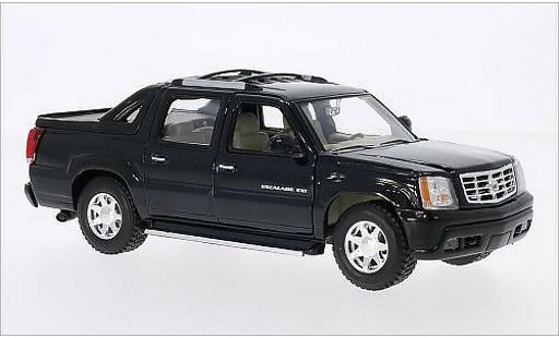 Cadillac Escalade pickup 1/24 Welly EXT negro 2002 coche miniatura