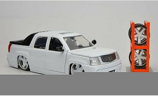 Cadillac Escalade tuning 1/24 Jada Toys EXT blanco 2002 coche miniatura