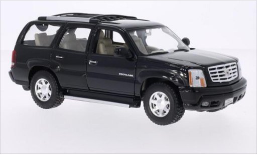 Cadillac Escalade suv 1/24 Welly negro 2002 coche miniatura