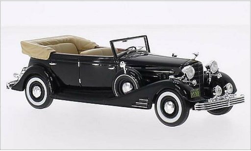 Cadillac Fleetwood Phaeton 1/43 Neo Allweather negro 1933 coche miniatura