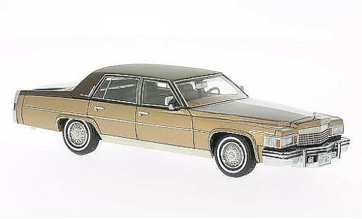 Cadillac Fleetwood Brougham 1/43 Matrix marron 1978 coche miniatura