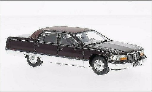 Cadillac Fleetwood Brougham 1/43 Neo metalico rojo 1994 coche miniatura