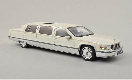 Cadillac Fleetwood Limousine 1/43 GLM Limusina blanco/mate-blanco 1991 coche miniatura