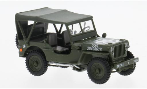 Coche miniatura Jeep Willys 1/43 Cararama 4 x 4 W oliv 1:43 Jeep Willys 1/43 Cararama 4 x 4 W oliv 1:43 coche miniatura