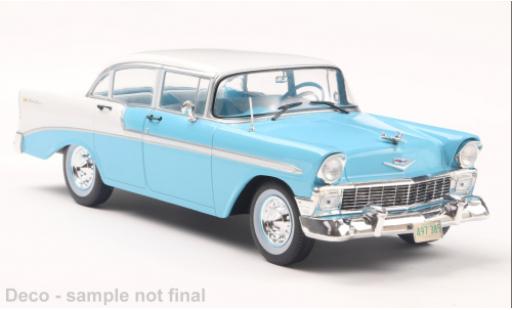 Coche miniatura Chevrolet Bel Air 1/24 WhiteBox 4-Door blau 1:24 Chevrolet Bel Air 1/24 WhiteBox 4-Door blau 1:24 coche miniatura