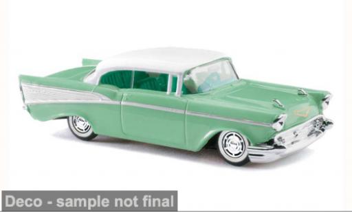 Chevrolet Bel Air 1/87 Busch gr&uuml;n/weiss 1957 1:87 coche miniatura