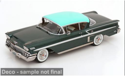 Coche miniatura Chevrolet Bel Air Impala gr&Atilde;&frac14;n/gr&Atilde;&frac14;n 1958 1/18 KK Scale