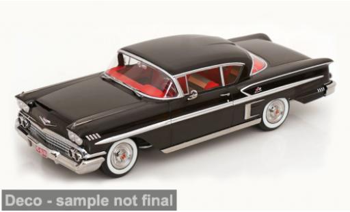 Coche miniatura Chevrolet Bel Air Impala schwarz/rot 1958 1/18 KK Scale