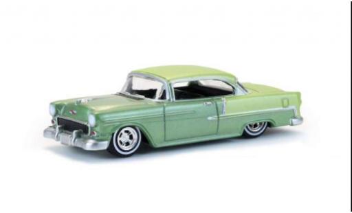 Chevrolet Bel Air 1/64 Greenlight - Lowrider gr&uuml;n/gr&uuml;n 1956 1:64 coche miniatura