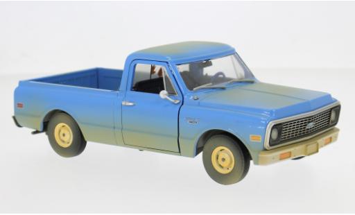 Chevrolet C-10 1/24 Greenlight blau 1971 1:24 coche miniatura