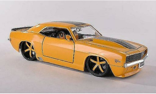 Chevrolet Camaro Z28 1/24 Jada Toys amarillo/negro 1969 coche miniatura