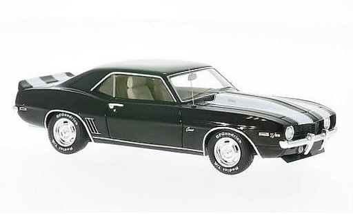 Chevrolet Camaro Z28 1/43 Spark negro con blancoen rayas 1969 coche miniatura