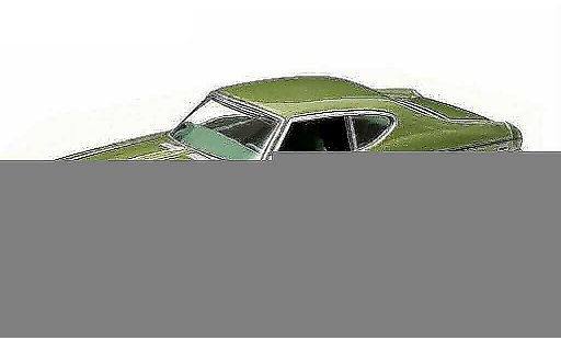 Chevrolet Chevelle tuning 1/64 Greenlight Copo verde 1969 coche miniatura