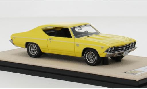 Coche miniatura Chevrolet Chevelle 1/43 Stamp Models SS 39 gelb 1:43 Chevrolet Chevelle 1/43 Stamp Models SS 39 gelb 1:43 coche miniatura
