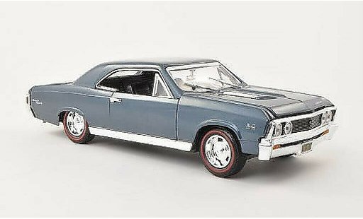 Chevrolet Chevelle SS 1/18 Motormax 396 gris-azul 1967 coche miniatura