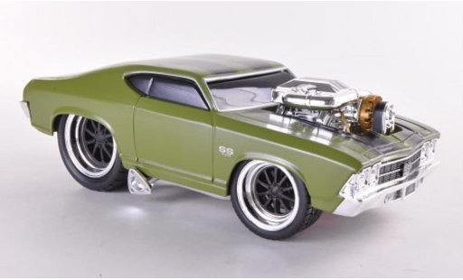 Chevrolet Chevelle SS 1/24 Maisto olivverde 1969 coche miniatura