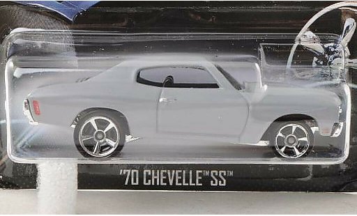 Chevrolet Chevelle tuning 1/64 Hot Wheels SS mate-gris Fast & Furious 1970 coche miniatura