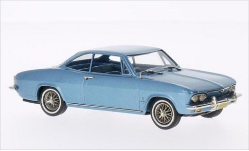 Chevrolet Corvair Coupe 1/43 Brooklin Monza metalico azul 1967 coche miniatura