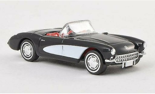 Chevrolet Corvette Convertible 1/87 Busch C1 C1 negro/blanco 1956 coche miniatura