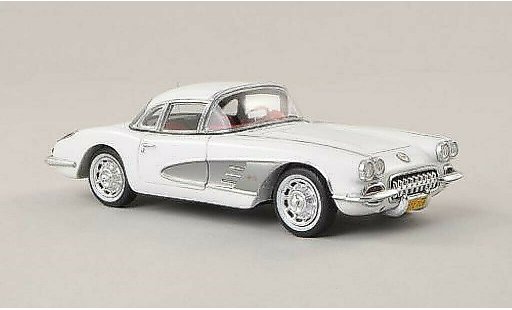Chevrolet Corvette Convertible 1/43 Spark C1 (C1) Hardtop blanco/gris 1960 coche miniatura
