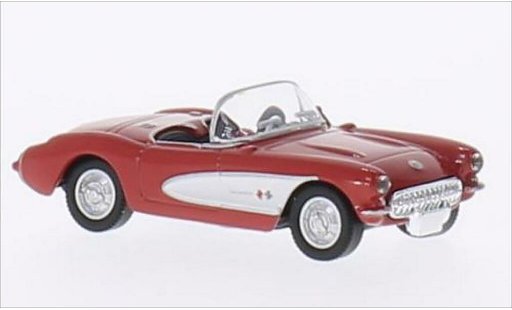 Chevrolet Corvette Convertible 1/87 Schuco C1 C1 rojo/blanco coche miniatura