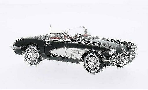 Chevrolet Corvette Convertible 1/43 Neo C1 C1 negro/blanco 1959 coche miniatura