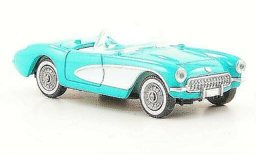 Chevrolet Corvette Convertible 1/87 Wiking C1 (C1) turquesa coche miniatura