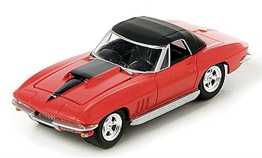 Chevrolet Corvette Convertible 1/64 Greenlight C2 (C2) rojo/negro 1967 coche miniatura